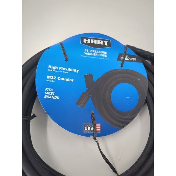 Hart 35' Pressure Washer Hose up to 3800 PSI Made in USA - Picture 4 of 4